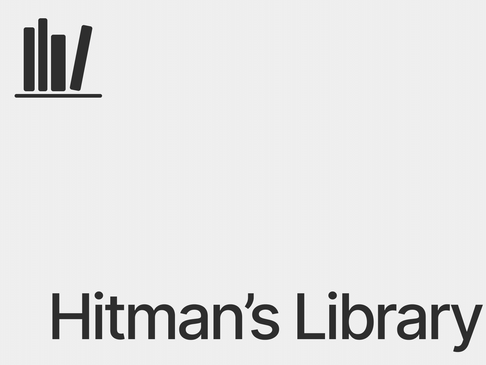 Hitman's Library cover